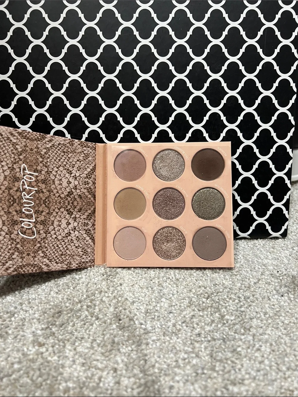 ColourPop That's Taupe Eyeshadow Palette 9 eyeshadows